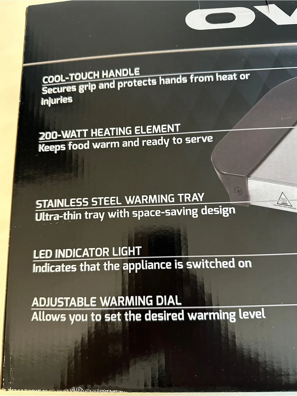 Ovente electric warming